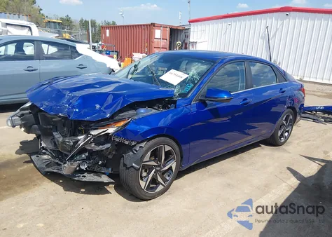2022 Hyundai Elantra Sel z USA, uszkodzony, nr VIN 5NPLN4AG4NH080950